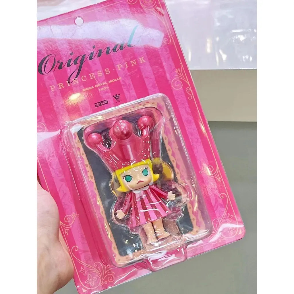 PopMart Molly Birth Princess Pink Limited Edition Action Figures Toys In Stock