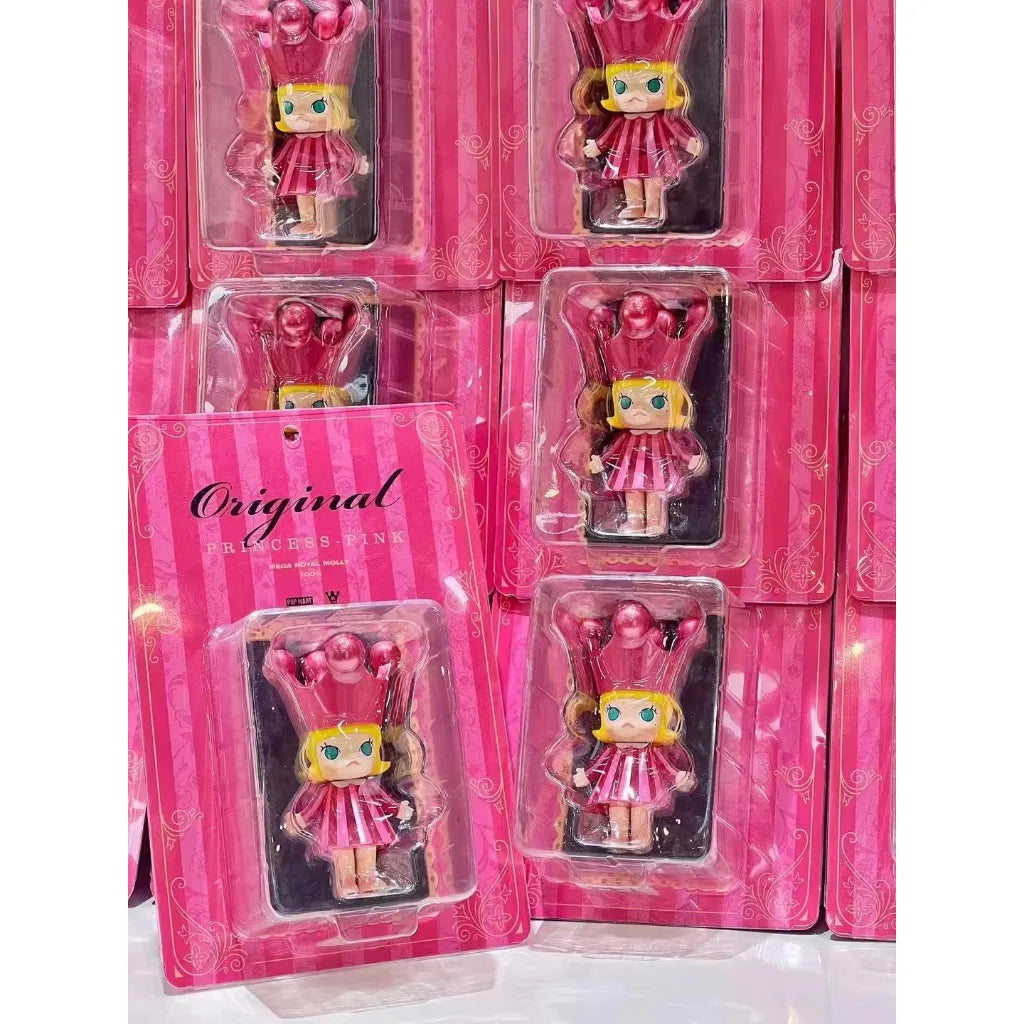 PopMart Molly Birth Princess Pink Limited Edition Action Figures Toys In Stock